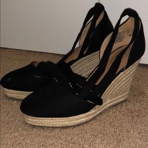 Brash lace up wedges 10